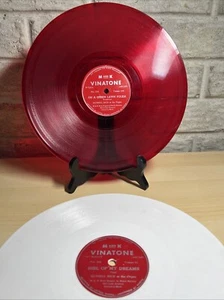 Lot Of (2) M&K Vinatone 78s Russell Bice, Detroit Skating Rink Supply - Imagen 1 de 4