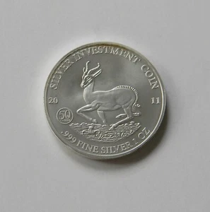 MALAWI: 50 Kwacha 2011 "SPRINGBOCK JUBILÄUMSAUSGABE", 1 Unze Feinsilber, AUSWAHL - Bild 1 von 21