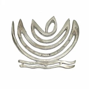 Zinc Helix North-East Ishanya Dosha Nivaran Silver Grey, 3 inch, 1pc positivity - Picture 1 of 4