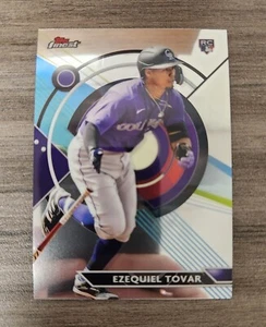 2023 Topps Finest Ezequiel Tovar #80 Rookie Colorado Rockies - Picture 1 of 2