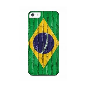Muvit GRAPHIX PRINT - Coque pour iPhone 5/5S Motif Brésil mur noir vert (protec - Photo 1 sur 1