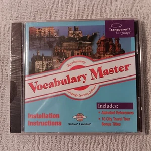 Vocabulary Master: Transparent Language (CD, Win/Mac) New Sealed - Picture 1 of 4