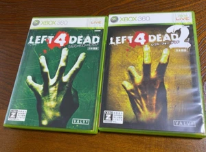 Xbox 360 LEFT 4 DEAD 1 & 2 Japanese version set of 2 w/Manuals Tested NTSC-J - Picture 1 of 6