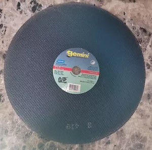 "Rueda de corte Norton Abrasivos 66253410184 Géminis 16"" X 5/32"" X 1" - Imagen 1 de 6