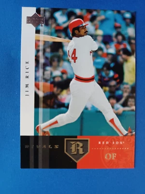 2004 UPPER DECK RIVALS JIM RICE #7 BOSTON RED SOX VS NEW YORK YANKEES - Image 1 of 2