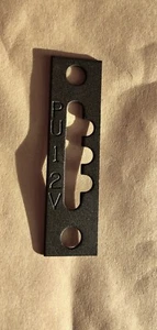 RCA Vintage NOS MI-6203,SK-50,MI-6204 Ribbon Microphone PART - Rear Switch Plate - Picture 1 of 4