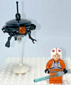 LEGO STAR WARS LUKE SKYWALKER & PROBE DROID MINIFIGURE LOT SW0171 SW0090 7666