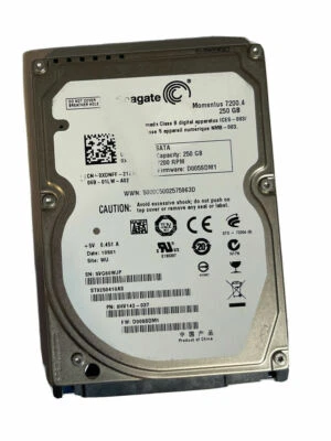 ST9250410AS Seagate Momentus 7200.4 250GB Internal 7200RPM 2.5" HDD- - Image 1 of 3