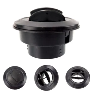 1/2/4pcs 75mm Diesel Heater Duct Hose Pipe Air Vent Outlet Closeable Rotatable - Picture 1 of 15