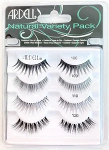 Neu ARDELL Natural Variety Pack 4 Paar, 106, 109, 110 & 120 Wimpern - Bild 1 von 2