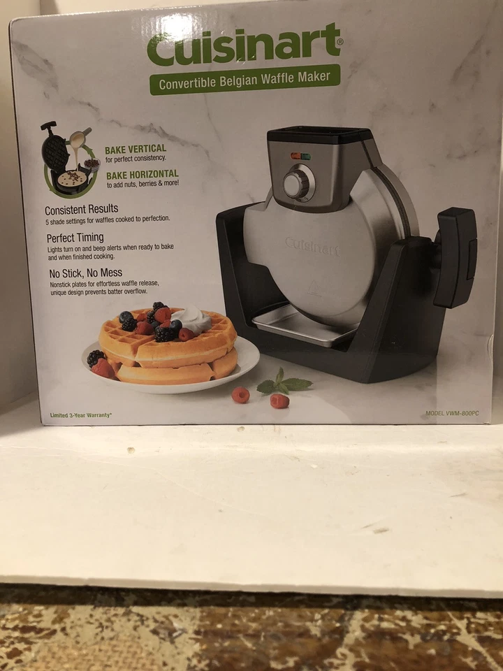 Cuisinart Convertible Belgian Waffle Maker VWM-800PC -