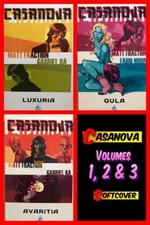 CASANOVA Vol 1 Luxuria, Vol 2 Gula & Vol 3 Avaritia TPBs (Image, Softcover) NEW