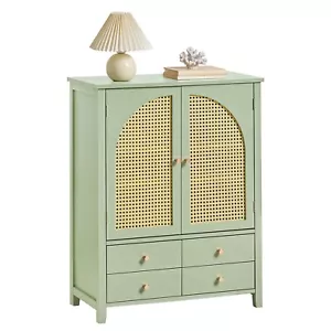 SoBuy Küchenschrank Sideboard m. Gitteroptik-Türen Schuhschrank Buffet FSB72-GR - Bild 1 von 9