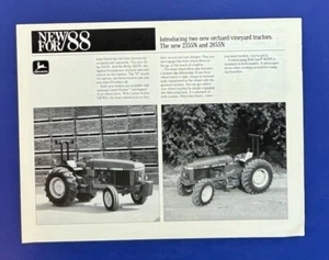 JOHN DEERE Nuevo para 88 Folleto 4 páginas 23555N y 2855N Tractores - Imagen 1 de 3