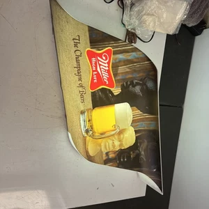 Vintage MILLER HIGH LIFE 1970er Leuchtschild NOS WORKS AFRICAN AMERICAN BLACK - Bild 1 von 18