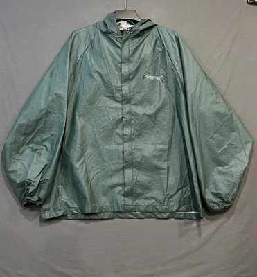 Frogg Toggs Ultra-Lite2 Rain Jacket Men’s XL Green Hooded Full Zip Outdoors - Image 1 of 4