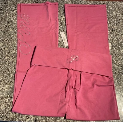 NUEVO M SHORT VS ROSA 2025 EDICIÓN LIMITADA ROJO VIOLETA BRILLO ACAMPANADO LEGGINGS BLING Foto 1 de 4