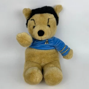 RAR Vintage 1998 Winnie Puuh Star Trek Spock 16 Zoll Stofftier Plüsch TM Paramount - Bild 1 von 11