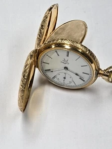 Reloj Bolsillo Hamilton 1931 Cara Abierta Grado 912 Modelo 2 17 Joyas Ajustadas - Imagen 1 de 19