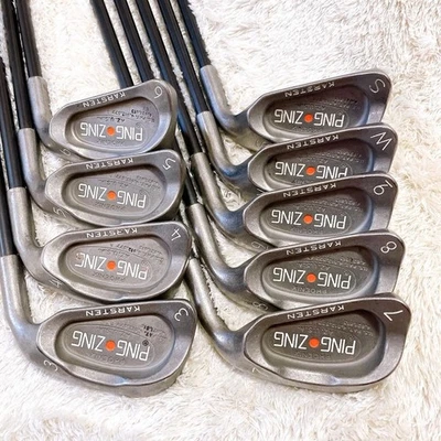 Ping ZING Eisensatz 3-9+Pw+Sw Karsten 101 UNIFLEX 9tlg Rechtshänder gebraucht - Bild 1 von 4