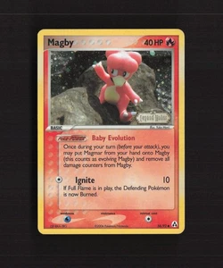 Carta Pokemon Magby 58/92 EX Legend Maker Reverse Holo timbrata LP - Foto 1 di 10