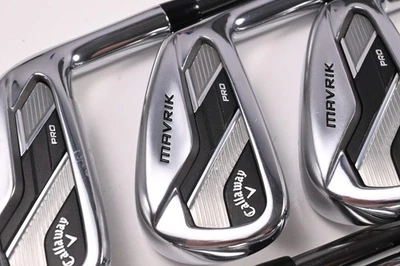 Callaway Mavrik Pro Irons / 5-PW+GW / Senior Flex Catalyst 50 Shafts - Image 1 of 4