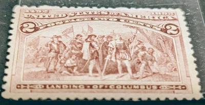 US COLUMBUS 1893, SC.231, OUT OF SET, F-VF MNH. - Image 1 of 2
