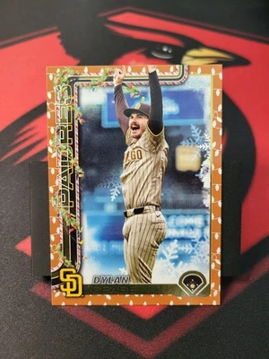 2025 Topps Holiday Lights Dylan Cease #H77 San Diego Padres - Image 1 of 2