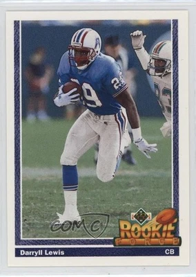 1991 Upper Deck Darryll Lewis #617 Rookie RC - Image 1 of 2