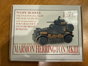 MARMON HERRINGTON MkIII Wespe Models 1/76 SCALE - resin kit 76002 - Picture 1 of 3