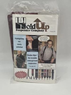 HoldUp Supender Company JS burgundy, Gold clips 1.5" Y back wide non slip 3303  - Image 1 of 4