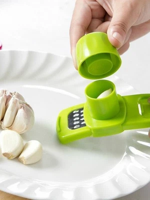 Ginger Grater Crusher Slicer Cutter Grinder Chopper Garlic Mincer Press UK - Image 1 of 3
