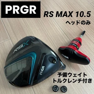 PRGR RS MAX Driver Head 10.5° with Rear Weights & Torque Wrench - Picture 1 of 8