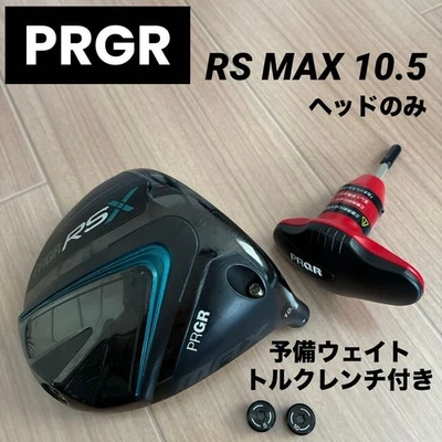PRGR RS MAX Driver Head 10.5° with Rear Weights & Torque Wrench - Image 1 of 4