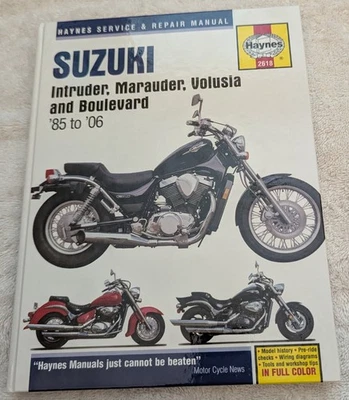 Haynes Service&Repair Manual SUZUKI Intruder,Marauder,Volusia,Boulevard '85-'06 Foto 1 de 3