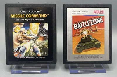 2 Games | Missile Command & Battlezone | Atari 2600 Cartridge | UNTESTED - Image 1 of 4