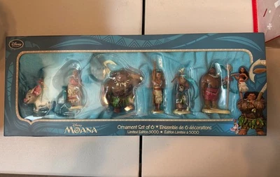 Disney Store Moana Sketchbook Ornament Set 6 - Collectors Limited Edition 5,000 - Image 1 of 4