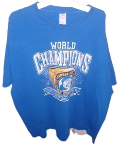 MLB Kansas City Royals 2015 Serie Mundial Campeones Azul Hombre 2XL Camiseta Gildan - Imagen 1 de 2