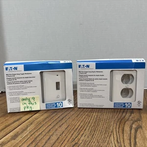 Eaton Wall Plates, PJ1W-10-LW(9), & PJ8W-10-LW(10) - Picture 1 of 6