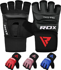 RDX MMA Grappling Handschuh Leder Fight Handschuhe Thai Boxen Gloves Kampfsport