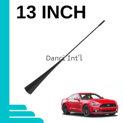 Mástil de antena de repuesto negro corto de 13" AM/FM para Ford Mustang 2010-2014 Foto 1 de 3