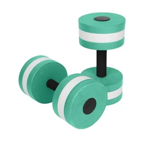 Aquatic Dumbells Set of 2 Water Dumbells Pool Resistance Water Weight Aerobics - Picture 1 of 30