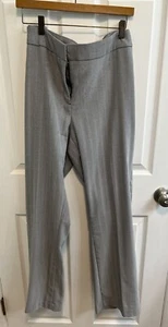 Kim Rogers Curvy 16W Avg Pants Black Herringbone Zip No Pockets Preowned - Picture 1 of 10