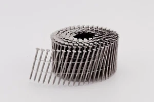 NailPRO 1-1/4" x 0,093 Edelstahl Coil Ring Schaft Abstellgleis Nägel, 3.600 Stück - Bild 1 von 3