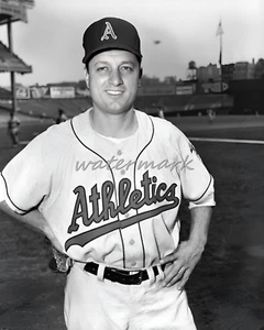 MLB 1956 Kansas City Athletics Pitcher Tommy Lasorda 8 X 10 Photo Picture - Picture 1 of 1
