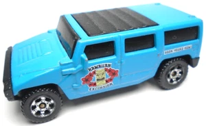 2002 MATCHBOX HUMMER H2 CONCEPT HAWAIIAN EXCURSION BLUE 1:72 DIECAST 2 5/8" SUV - Picture 1 of 6