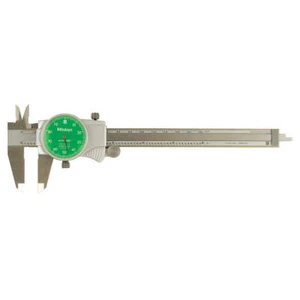MITUTOYO 505-742-53J Dial Caliper,6 In,Green,0.100/Rev 4CGJ3 - Picture 1 of 1
