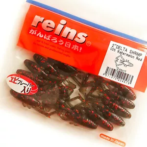 #025 REINS DELTA SHRIMP 2" Suave Perfumado Salado Aroma Plantilla Señuelo Craw Perch Lucio - Imagen 1 de 1