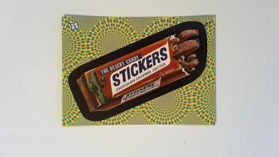 2008 Wacky Pack Flashback Series 2 27 Stickers Chocolate Covered Cactus Packages - Image 1 of 2