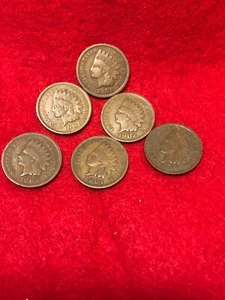 Lotto 6 Centesimi Testa Indiana Tutti G/G+ 1900-1905 Spedizione Gratuita - Foto 1 di 2